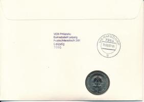 NDK 1987A 5M Cu-Ni "Vörös városháza" érme felbélyegzett borítékban "Berlin 750. évfor...