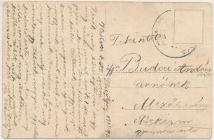 1915 Tomest, Tamásd, Tomesti; Üveggyár, kápolna, Béga részlet / glass factory, chapel, riverside (fa...