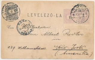 1899 (Vorläufer) Temesvár, Timisoara; Scudier emlékszobor, Józsefvárosi takarékpénztár palota, Béga ...