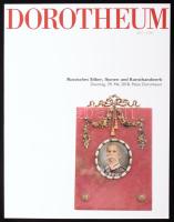 Dorotheum árverési katalógus, orosz ezüst, ikonok és műtárgyak témában, 2018