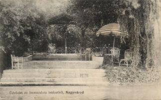 Nagyvárad Immaculata institute garden (Rb)