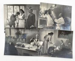 cca 1940 Egy régi magyar film jelenetei, Inkey Tibor (1908-1998) fotóművész, standfotós felvételei, ...
