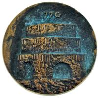 Varga Miklós (1928-) 1982. "Lenin Kohászati Művek Diósgyőr 1978-82 / 1770" kétoldalas, önt...