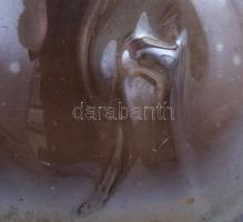 Murano irizáló kisváza, jelzés nélkül, m: 9,5 cm