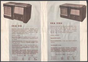 1937 EKA (Engel Károly Elektromos Szerelési Anyagok és Készülékek Gyára) rádió 1937/38. Lengyel Rádi...