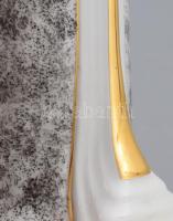 Schlaggenwald Haas & Czjzek geometrikus formavilágú váza, 1945 körül, jelzett, hibátlan, m: 22 c...