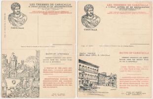 Roma, Rome - 32 pre-1945 Italian postcards in uncut pairs