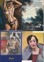 51 db MODERN magyar művész képeslap: Galériák, kiállítás megnyitók meghívói