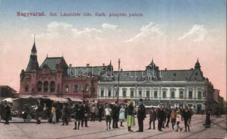 Nagyvárad St László square Bishops´s Palace, savings bank and pharmacy