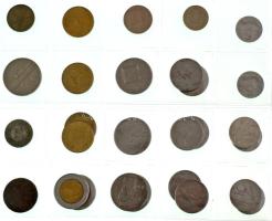 Olaszország ~1890-1990. 28db-os vegyes fémpénz tétel T:AU-VF Italy ~1890-1990. 28pcs of mixed coins C:AU-VF