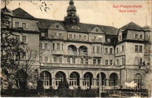 Pöstyén, Piestany; Grand Hotel Royal szálloda. Laufer Nándor kiadása / hotel (felületi sérülés / surface damage)