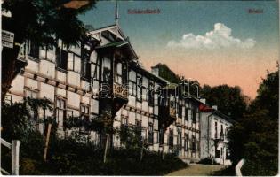 1918 Szliács, Sliac; Bristol szálloda. Molnár Vilmos kiadása / hotel