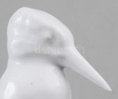 Pirkenhammer jégmadár. Jelzett, kis kopással, m: 13 cm