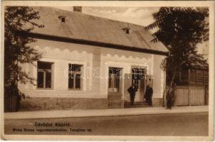 1933 Alap (Sárbogárd), Templom tér, Weisz Simon üzlete. Vitéz Nagy L. Pál kiadása (EK)