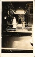 1927 Szliács-fürdő, Kúpele Sliac; fürdő, belső / spa, bathhouse, interior. photo (EK)