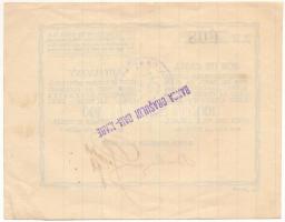 Nagybánya 1920. 100K "Nagybányai Bank" utalvány, sorszámozott, bélyegzéssel, aláírással T:...