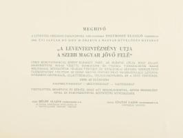 1944 Levente meghívó vitéz Solymossy Ulászló vezérőrnagy: "A leventeintézmény utja a szebb magy...