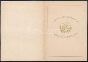 1949 30 éves a MABÉOSZ szelvényes levélzáró sor + borító, ritka!