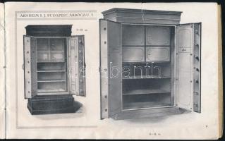 cca 1920 Arnheim S. J. páncélszekrény és tresor gyár képes termék katalógusa 28p. Zsinórfűzött papbo...