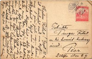 1918 Nagyszombat, Tyrnau, Trnava; Nagy Lajos utca / street (EK)