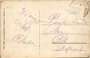 Homonna, Homenau, Humenné; Fő utca, Oroszlán szálloda, bor és sör csarnok, Hossza Gyula üzlete. Vasú...