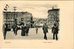 Fiume, Rijeka; Piazza Adamich / square