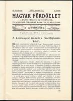 1932 A Magyar Fürdőélet II. évf. 2. száma.33-64p. illusztrált papírborító, jó állapot