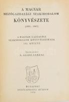 A magyar gazdasági szakirodalom könyvészete - Bibliographia Litterarum Hungariae Oeconomicarum. III-...
