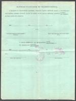 1930 Bp., Kérvény m. kir. miniszterelnök úrhoz háborús emlékérem adományozása iránt a hőstett leírás...