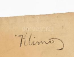 Klimó István (1883-1961): 3 db akt tanulmányrajz. Szén, papír. Mindegyik jelzett és sérült. 60×47 és...