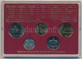 Norvégia 1996. 50ö-20K (5xklf) forgalmi sor műanyag tokban T:UNC Norway 1996. 50 Öre - 20 Kroner (5x...