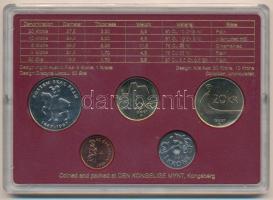 Norvégia 1997. 50ö-20K (5xklf) forgalmi sor műanyag tokban T:UNC Norway 1997. 50 Öre - 20 Kroner (5x...