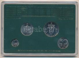 Norvégia 1983. 10ö-5K (4xklf) forgalmi sor műanyag tokban T:UNC 
Norway 1983. 10 Öre - 5 Kroner (4x...