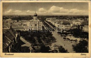 1940 Kecskemét, Fő tér, zsinagóga (EB)