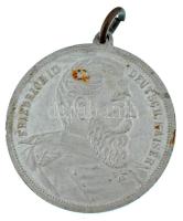 Német Birodalom 1888. "II. Vilmos / III. Frigyes" Al emlékérem füllel (39mm) T:XF folt, ka...