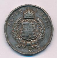 1865. "Emlékül az 1865. évi Országgyűlés megnyitására Pesten / Éljen a Haza" Sn emlékérem ...