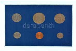 Svédország 1978. 5ö-5K (6xklf) forgalmi sor műanyag tokban T:UNC 
Sweden 1978. 5 Öre - 5 Kronor (6x...
