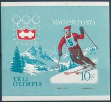 1964 Téli olimpia (II.) Innsbruck vágott blokk (6.000)