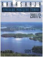 Finnország 2001. 10p - 10M (5xklf) forgalmi sor + "Finn verde / J.V. Snellmann" Cu-Ni zseton szettben, karton dísztokban T:UNC  Finland 2001. 10 Pennia - 10 Markkaa (5xdiff) + "Mint of Finland / J.V. Snellmann" Cu-Ni token in set, in cardboard case C:UNC