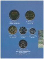 Finnország 1994. 10p - 10M (5xklf) forgalmi sor + "Finn verde" zseton szettben, karton dís...