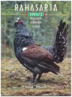 Finnország 1993. 10p - 10M (6xklf) forgalmi sor benne 1M Cu-Ni forgalomba nem került érme, karton dísztokban T:UNC Finland 1993. 10 Pennia - 10 Markkaa (6xdiff) coin set including 1 Markkaa Cu-Ni non-circulating coin, in cardboard case C:UNC