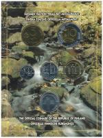 Finnország 1993. 10p - 10M (6xklf) forgalmi sor benne 1M Cu-Ni forgalomba nem került érme, karton dí...