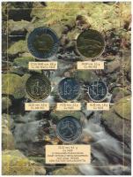 Finnország 1993. 10p - 10M (6xklf) forgalmi sor benne 1M Cu-Ni forgalomba nem került érme, karton dí...