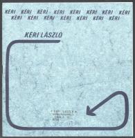 cca 1988 Kéri László. Kiállítási katalógus. hn.,én., nyn., 12 sztl. lev. A művész, Kéri László (1949 - ) Tornyai-díjas festőművész által aláírt példány! A kiállításokat felsoroló résznél autográf kiegészítésekkel. Benne a művész 3 autográf levélével, valamint egy üdvözlő lapjával, rajta autográf soraival. Kiadói papírkötés.