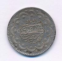 Oszmán Birodalom 1876 (1293/11) 5k Ag "II. Abdülhamid" (5,98g) T:XF patina Ottoman Empire 1876 (1293/11) 5 Kuruş Ag "Abdülhamid II" (5,98g) C:XF patina Krause KM#737