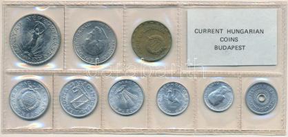 1980. 2f-10Ft (9xklf) érmés forgalmi sor fóliatokban T:UNC Adamo FO13