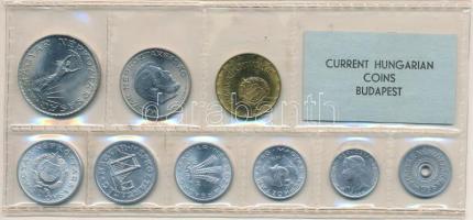 1976. 2f-10Ft (9xklf) érmés forgalmi sor fóliatokban T:UNC Adamo FO9