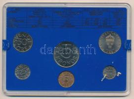 Svédország 1979. 5ö-5K (6xklf) forgalmi sor műanyag tokban T:UNC 
Sweden 1979. 5 Öre - 5 Kronor (6x...