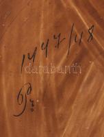 cca 19. sz. második fele, Nagyméretű antik osztrák fehérkerámia dísztál. Jelzett, hátoldalon sérülés...