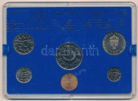 Svédország 1983. 5ö-5K (6xklf) forgalmi sor műanyag tokban T:UNC karcos tok
Sweden 1983. 5 Öre - 5 ...
